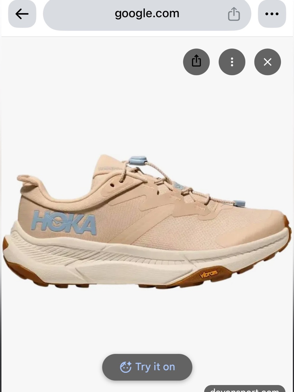 Hoka Transport in Oak Alabaster